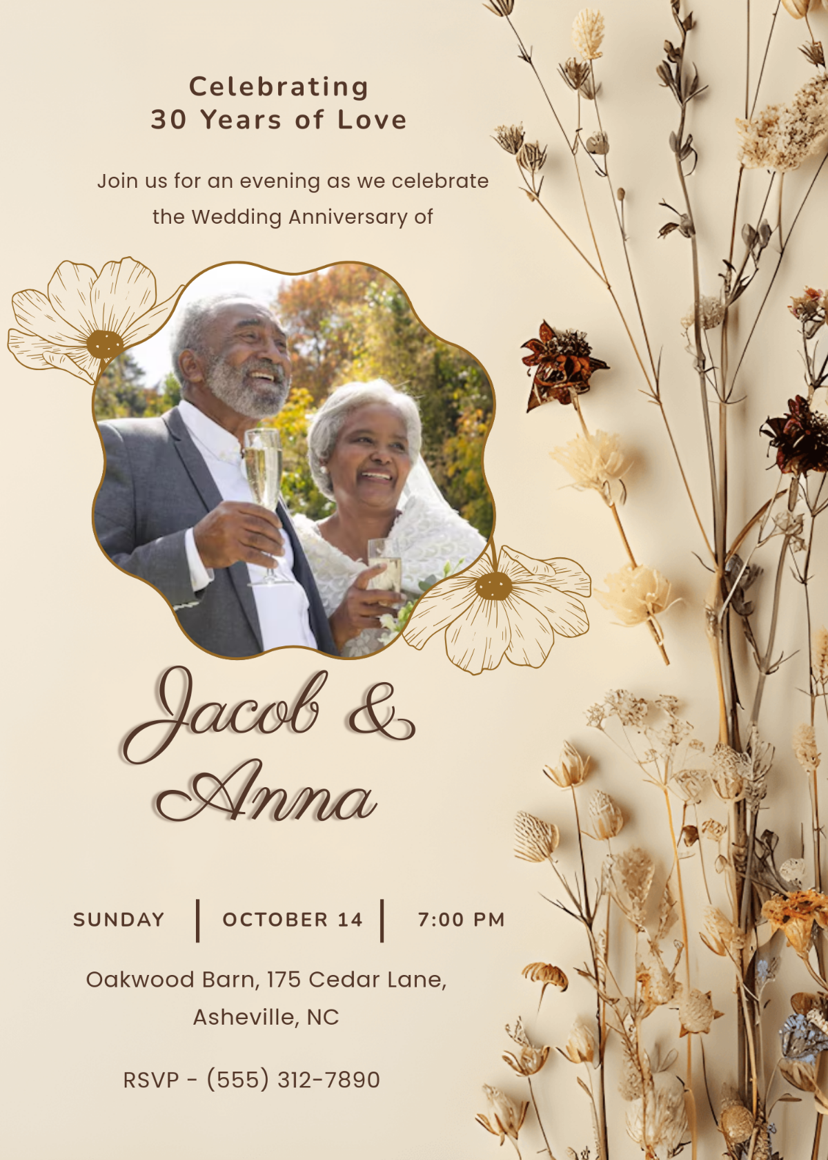 Free Anniversary Invitation Templates Printable